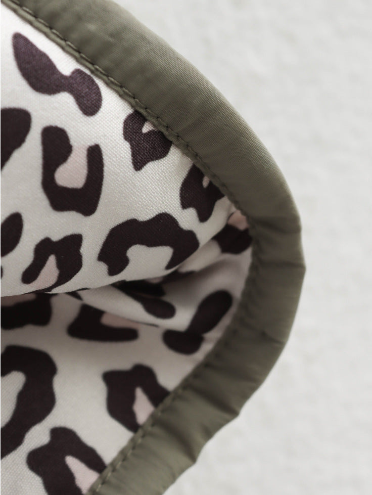 Nika | Frakke med Leopardprint For
