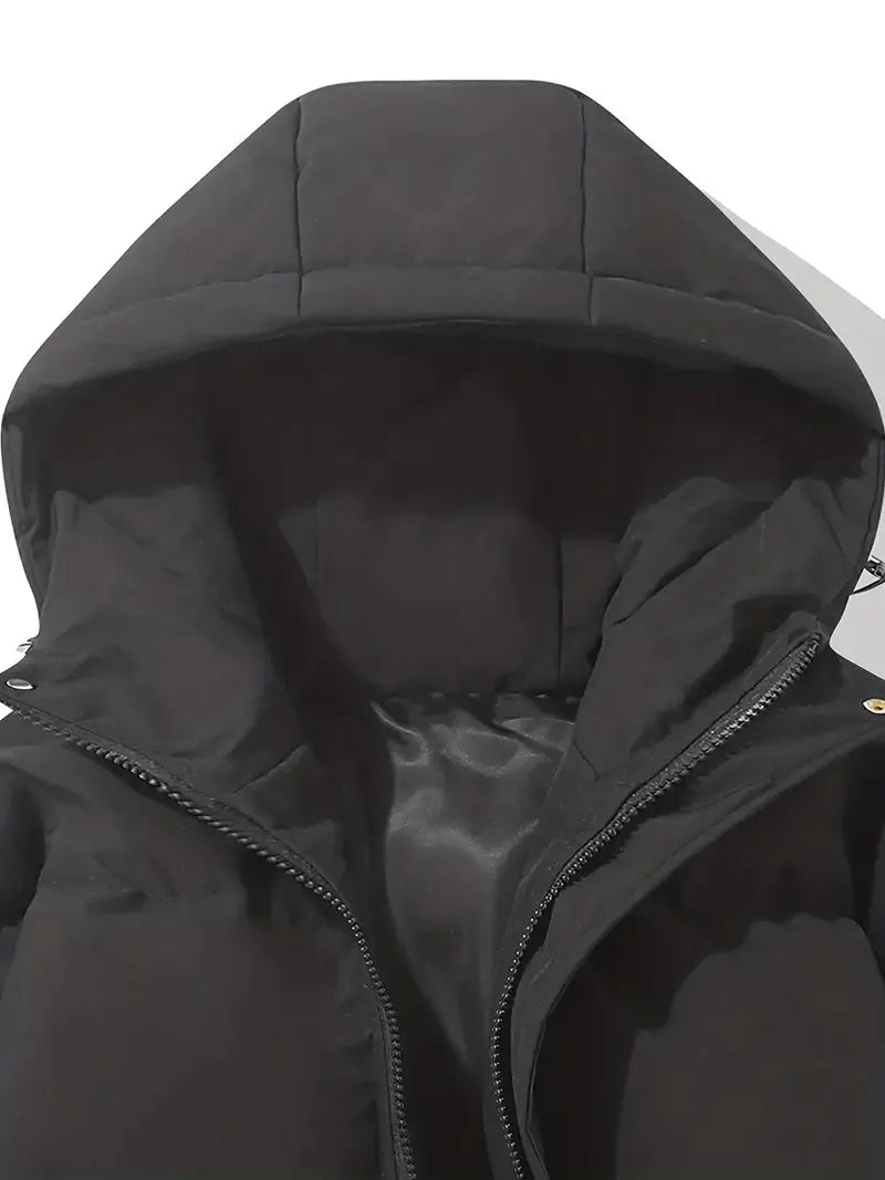 Damen-Pufferjacke aus 100 % Polyester fÃ¼r den Winter