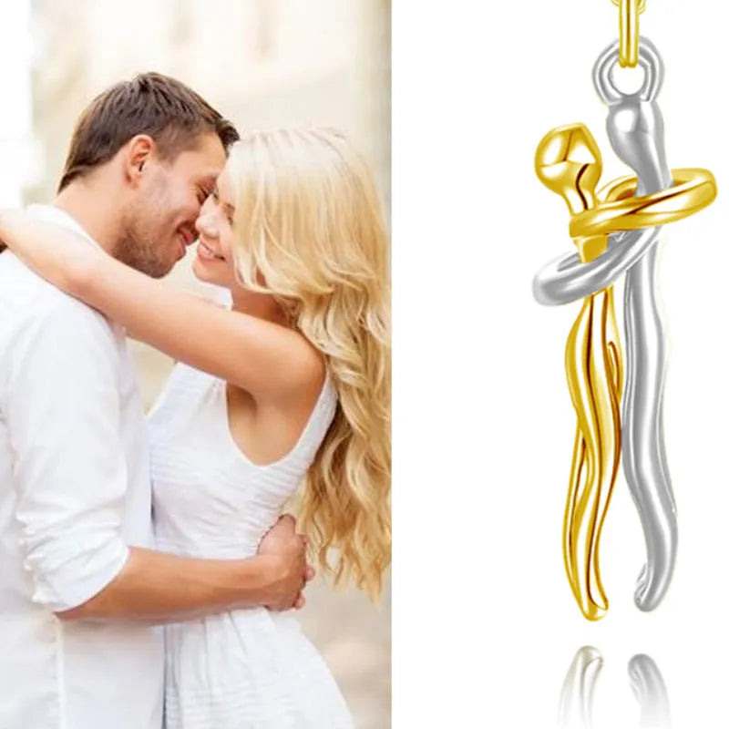 AMPLEXUS | Knuffelketting Met Omhelzende Figuren – Symbolisch, Ontroerend & Perfect Als Liefdescadeau