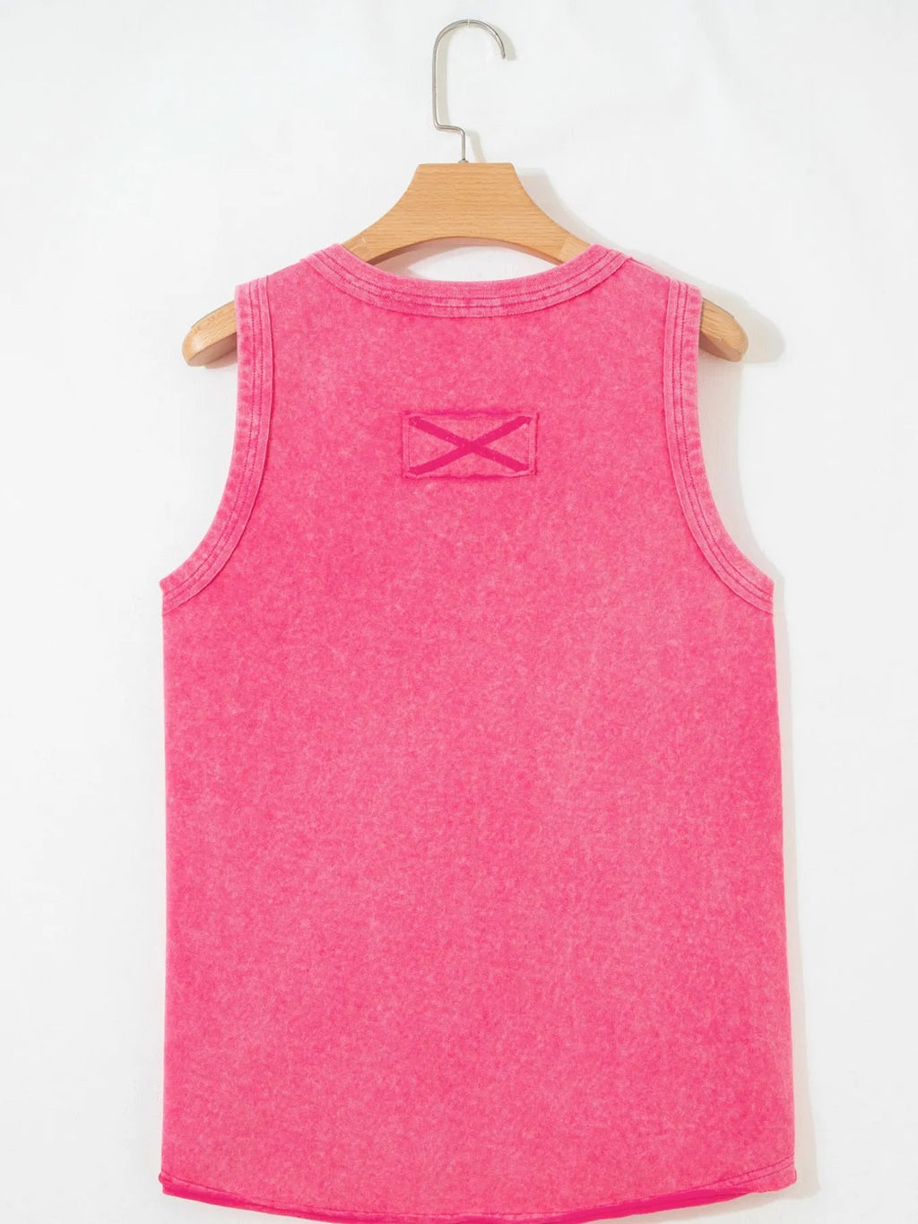 Mineral Wash V Neck Tank Top