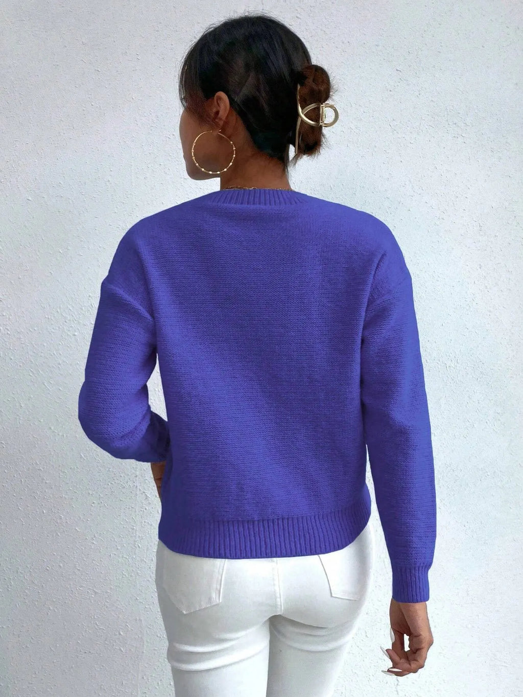 SuÃ©ter Feminino Tricot Gabyelle Azul