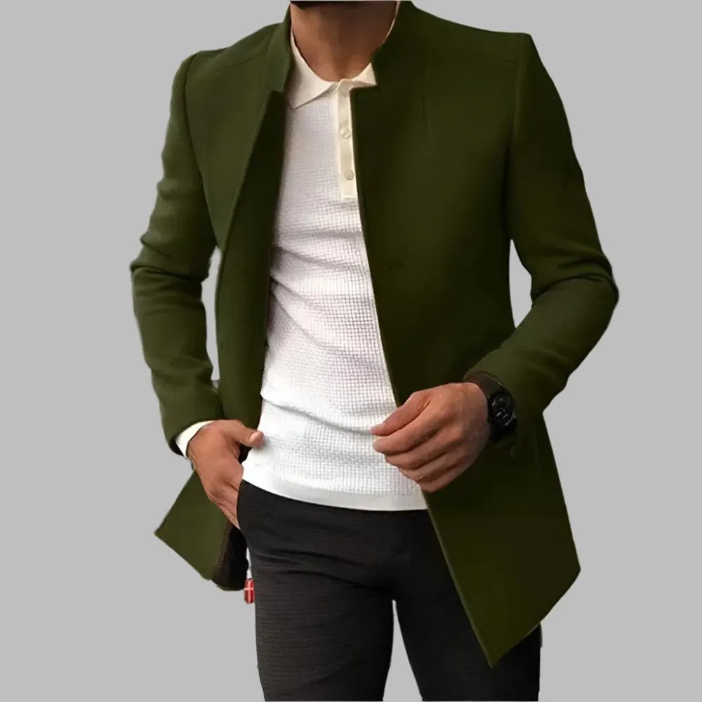 Eleganter Wollmantel für Herren