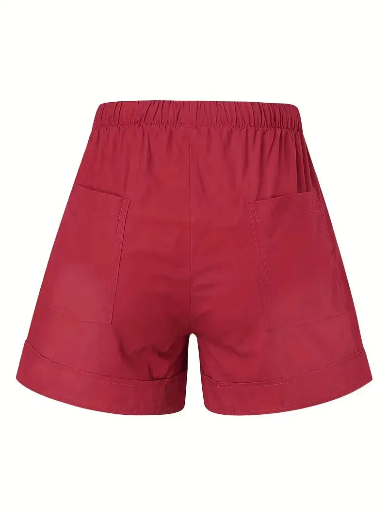 Casual Summer Pants for Women with Elastic Waistband