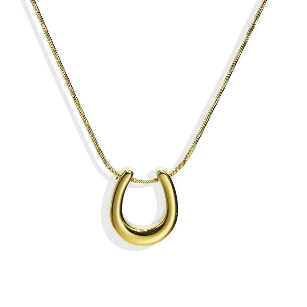 AALTJE | Lucky Hoefijzer Ketting Voor Dames Goud – 18K Gold Plated, Tijdloos, Betekenisvol