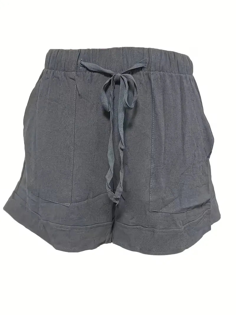 Casual Summer Pants for Women with Elastic Waistband