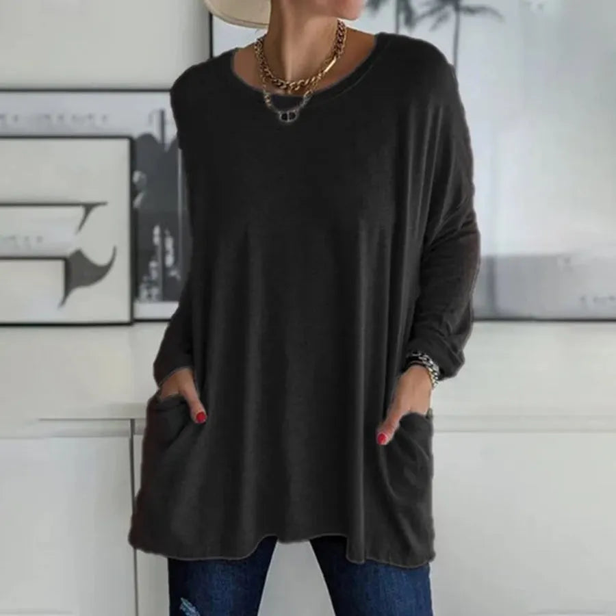 Bertrada| Comfortable Oversized Top with Pockets