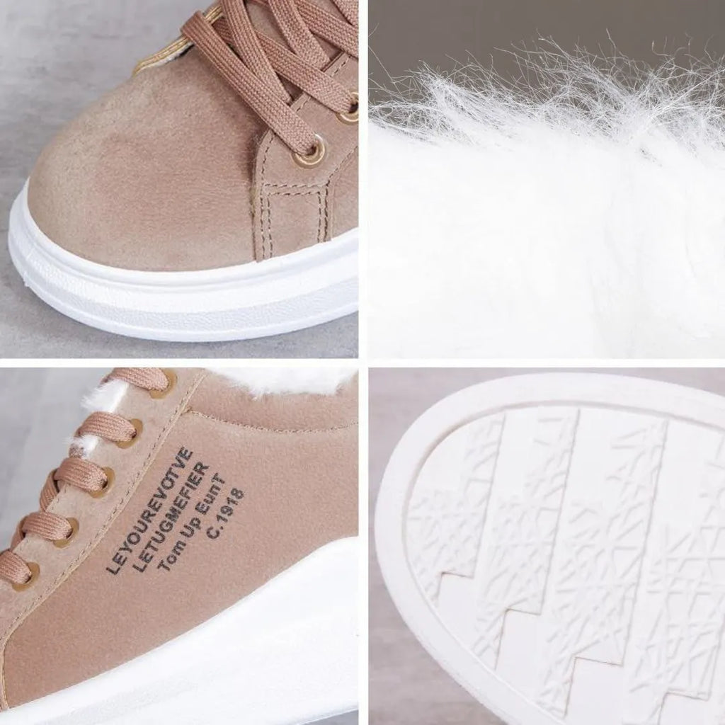 Winter-Sneakers mit Futter & Struktur
