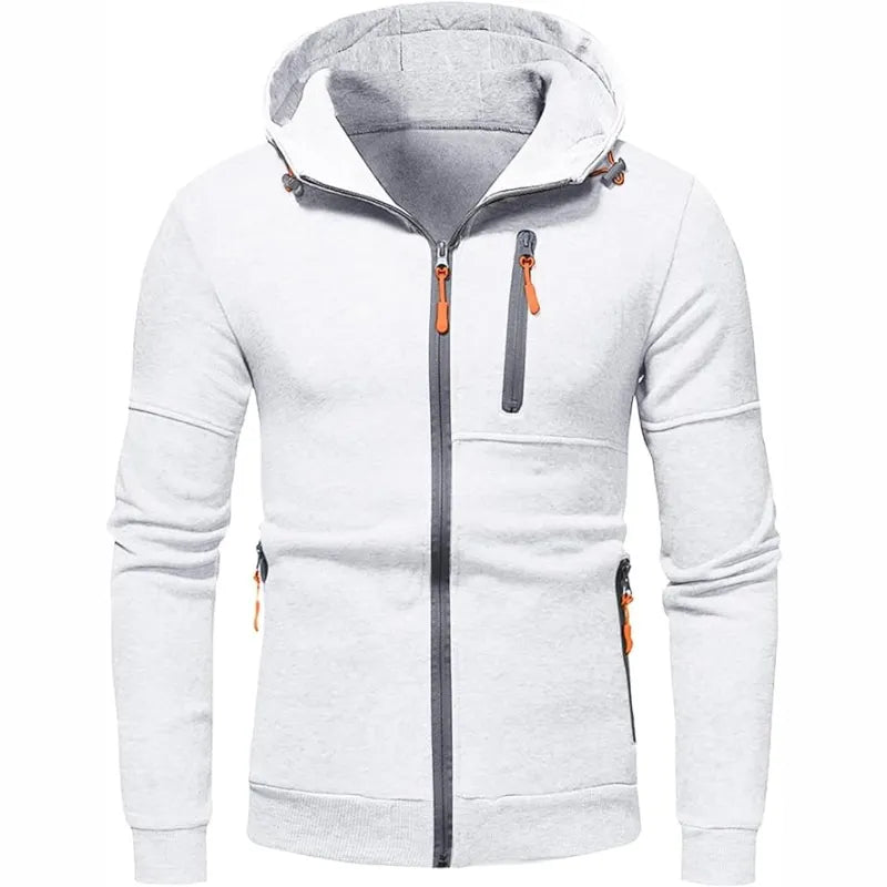 Herren Kapuzenpulli Mit ReiÃŸverschluss Schwarz Kapuzenpullover