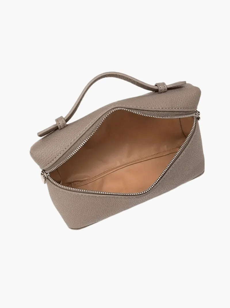 Strukturierte Handtasche mit Top-Griff