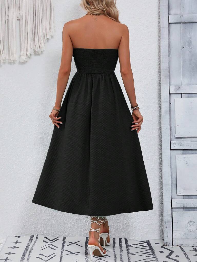 Vestido Midi Preto Estella