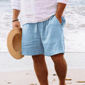 Atmungsaktive Leinen Shorts