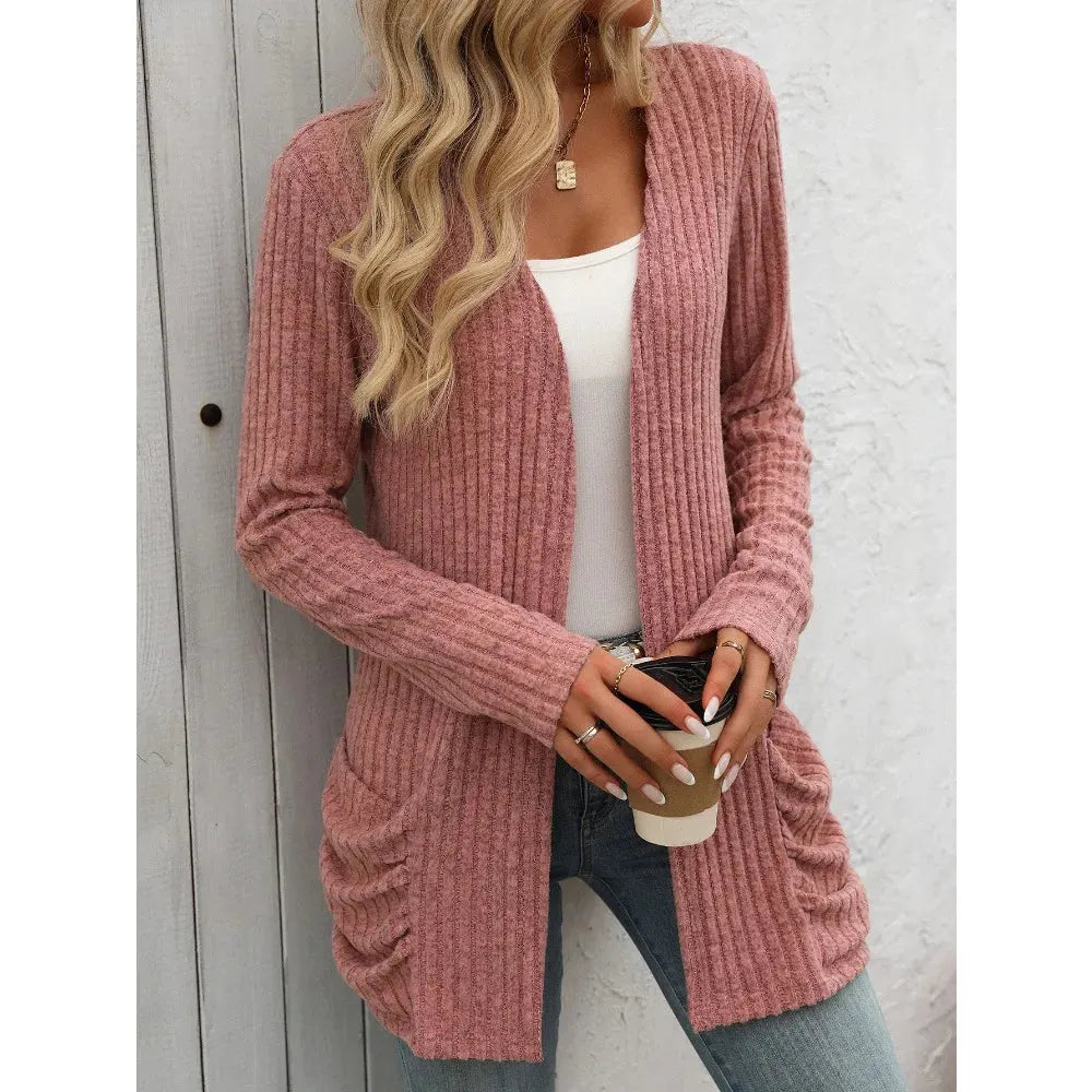 Helle | Ribstrikket cardigan