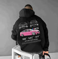 Überdimensionale Racing Hoodie