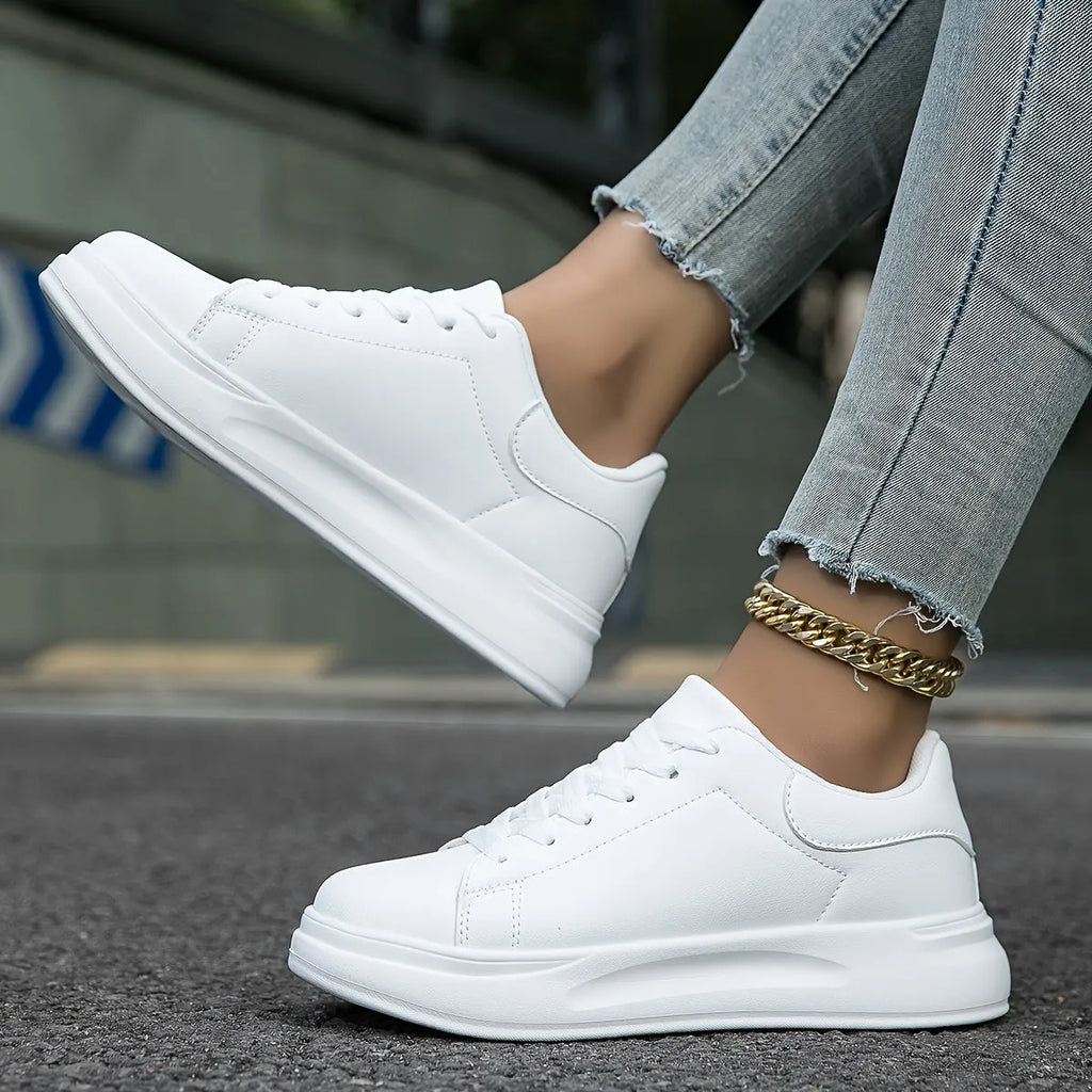 DESIRE | Comfortabele Witte Sneakers Voor Dames - Tijdloos & Lichtgewicht