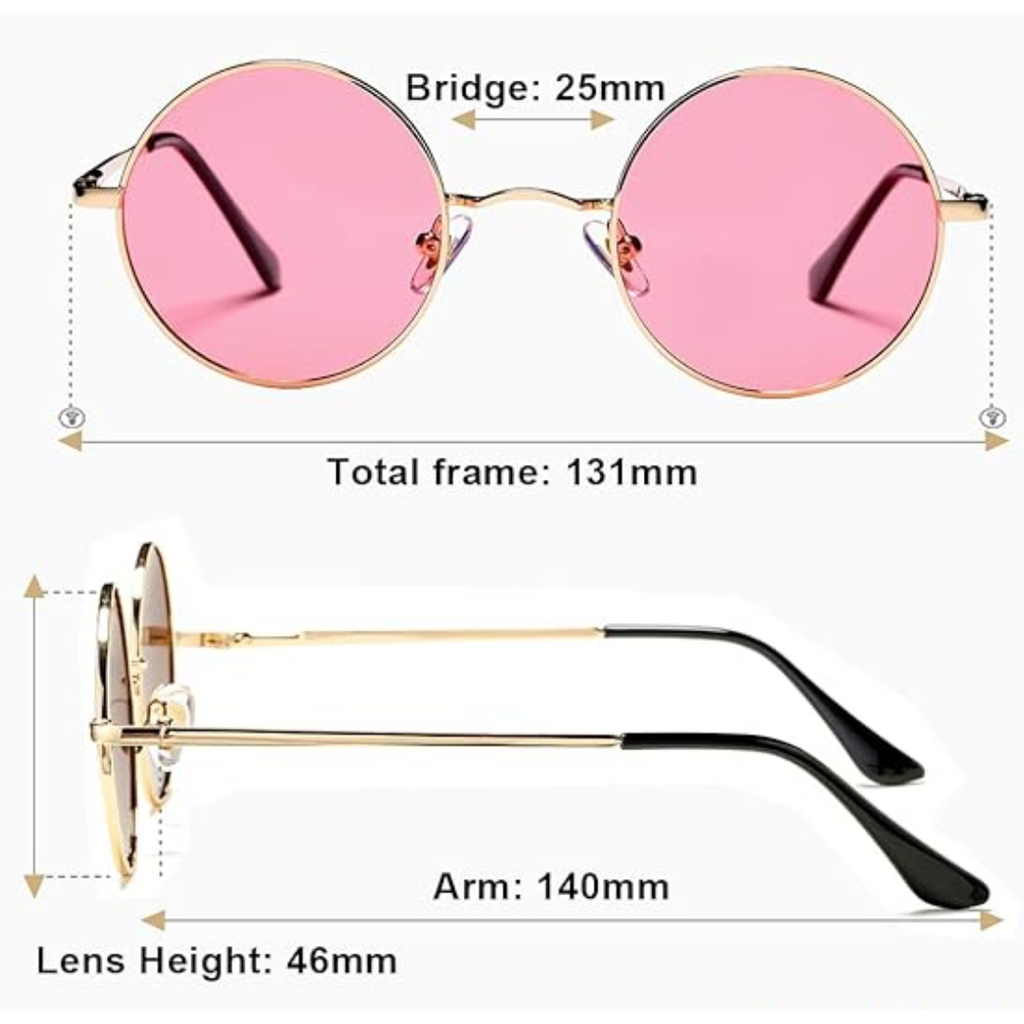 Runde Polarisierte Sonnenbrille