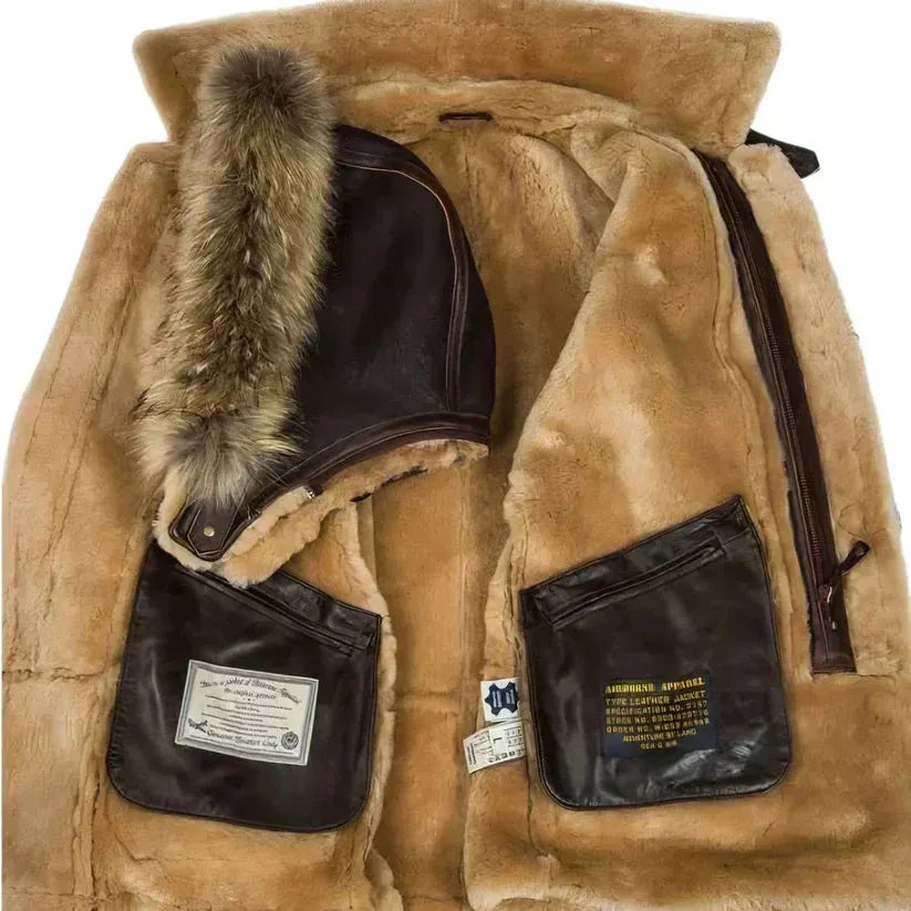 Stylische Lederjacke Für Herren
