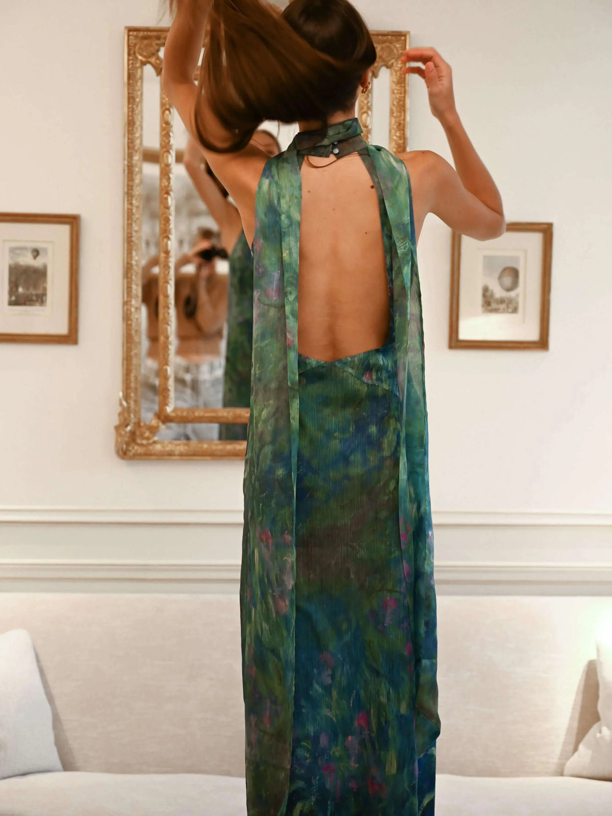 Chic Halter Dress for Women with Glamorous Look