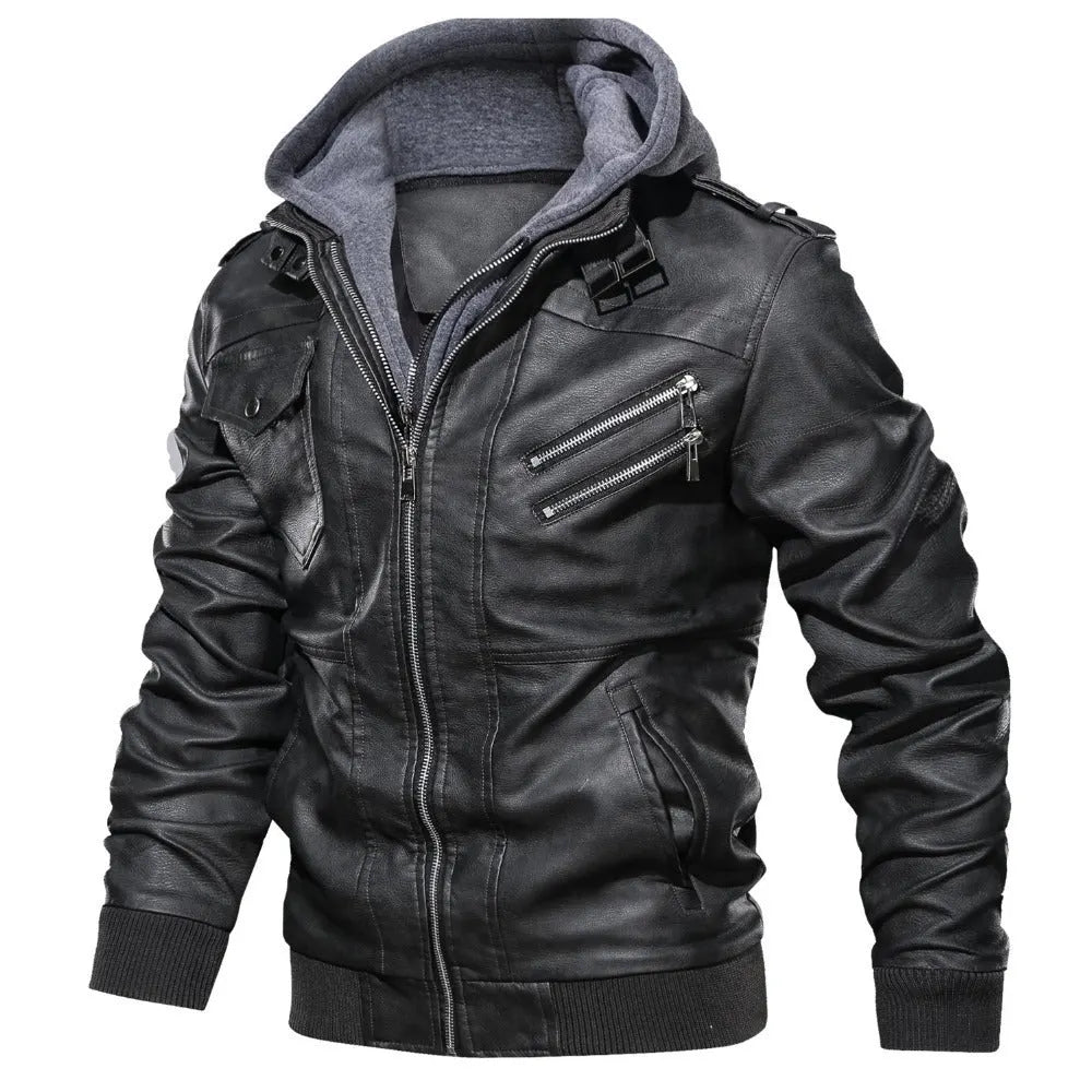 Stylische Lederjacke Für Männer