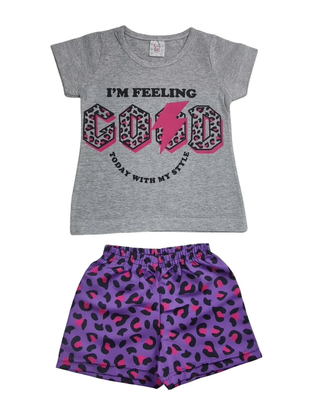 Kit 4 Conjuntos Infantil Feminino