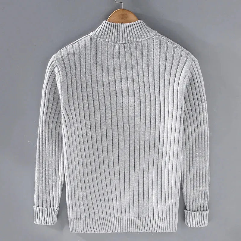 Merino Zip Strickjacke Für Herren