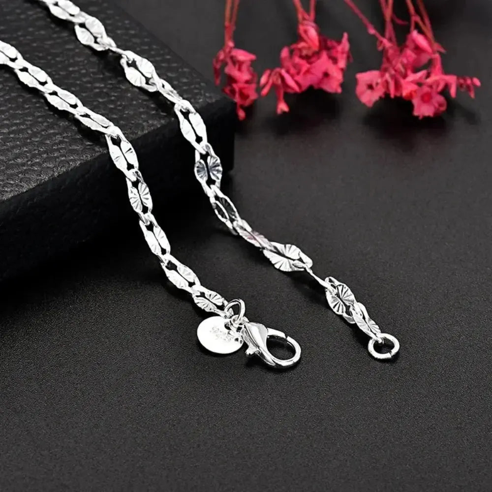 925 Sterling Silber 4mm Kette