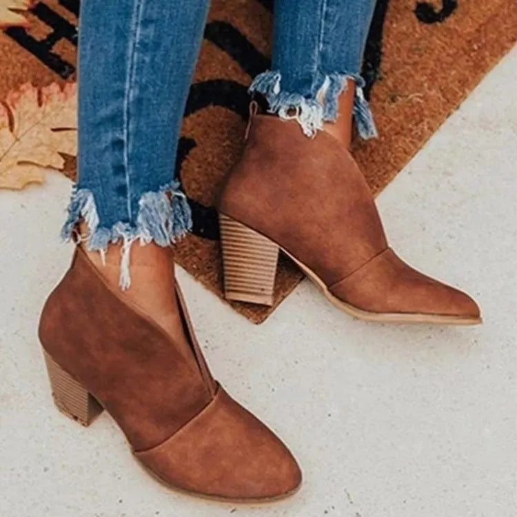 - Trendig Stiefeletten
