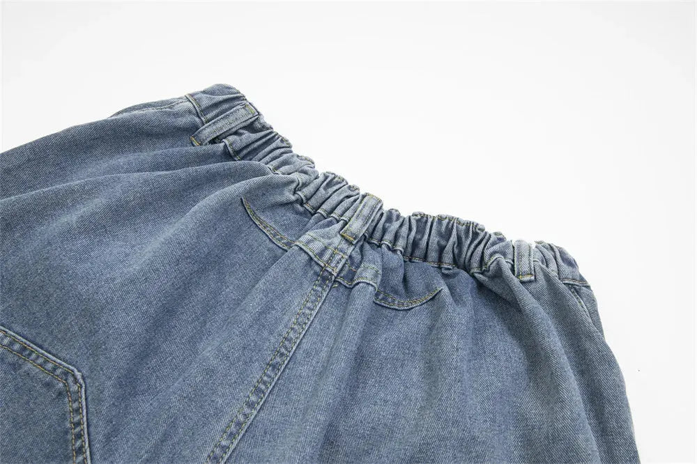MAUD | Denim Shorts met Urban Oversized Look – Stoer, Comfortabel & Streetproof