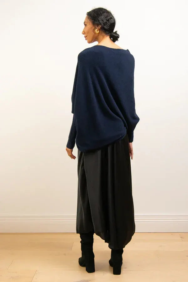 Mariemiâ„¢ - Asymmetrisch Drapierter Pullover
