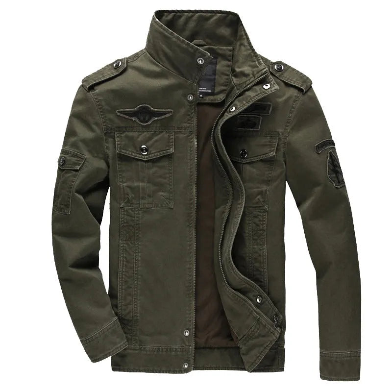 - Allwetter Jacke mit Stehkragen (Wind & Wasserdicht)