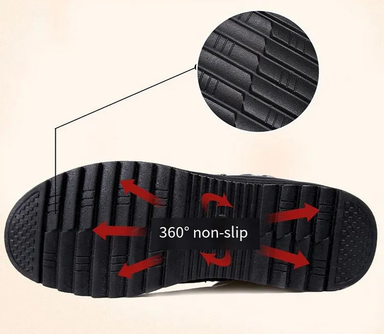FIEN | Warm Gevoerde Dameslaarzen Van Leer Met Ergonomische Hakverhoging â€“ Orthopedisch, Stijlvol & Ideaal Voor Herfst & Winter