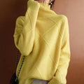 Hannover - Lose Rollkragenpullover Strickjacke