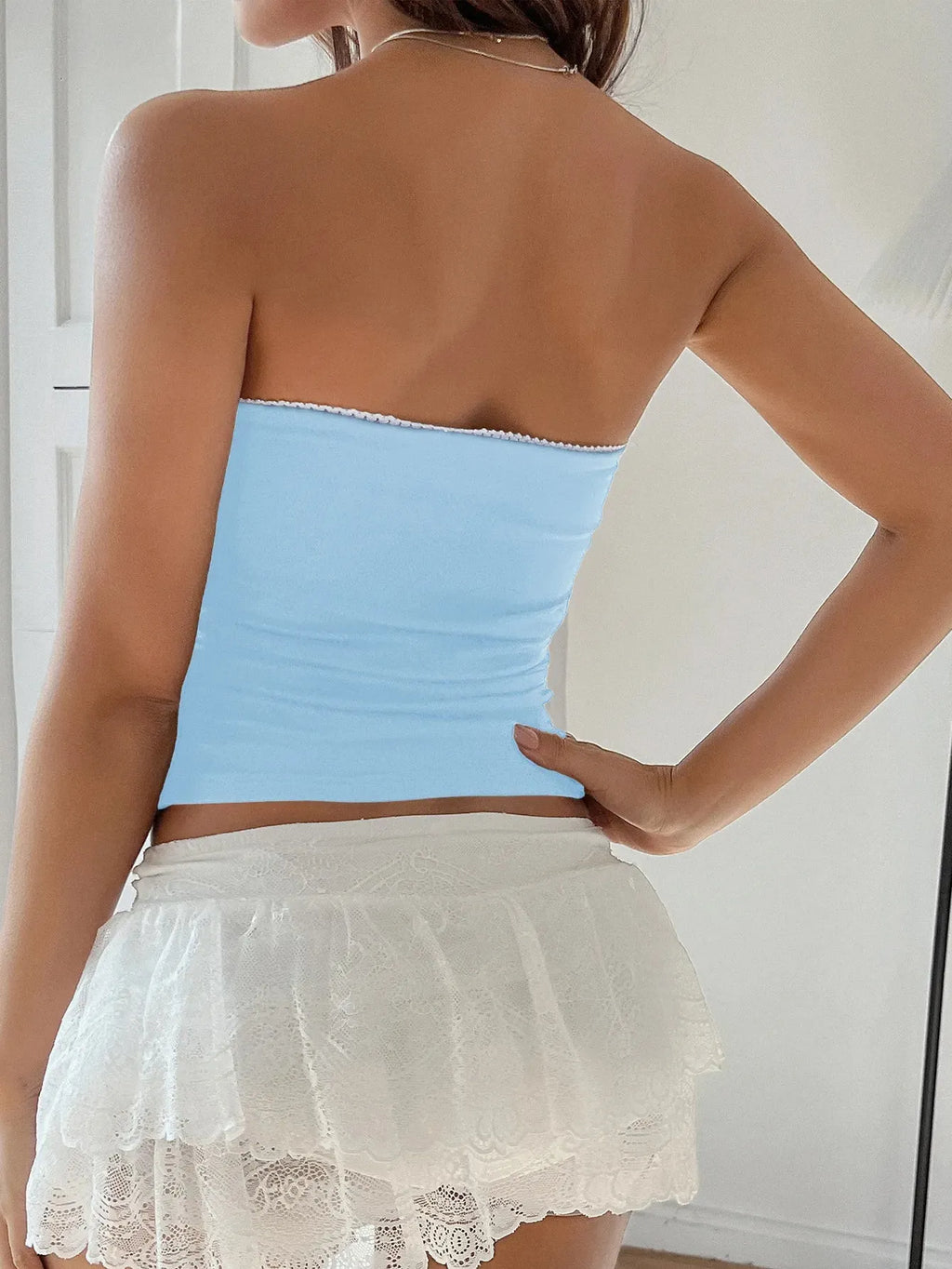 Bow Detail Tube Top