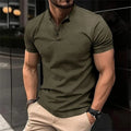 Poloshirt, Kurze Ärmel, Knöpfe, T-Shirt, Herrenbekleidung