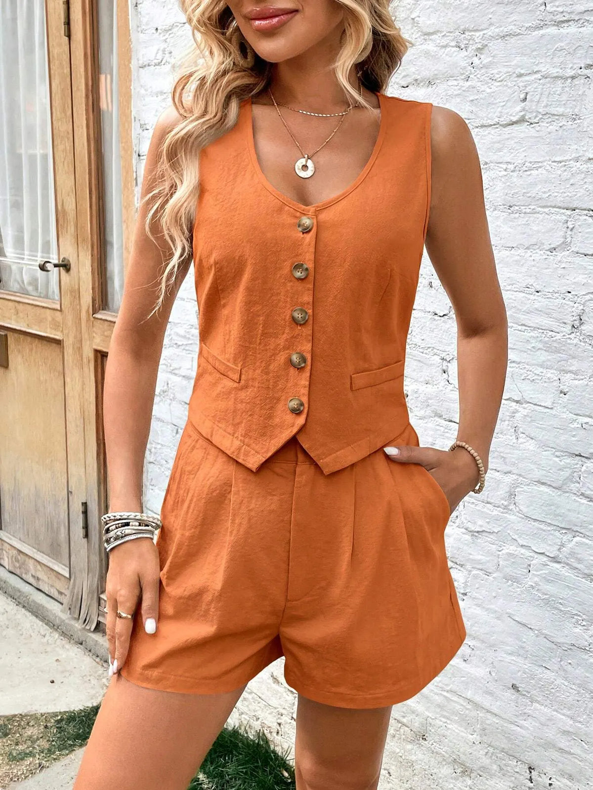 Conjunto Feminino Short e Blusa PrivÃ© Isabelly