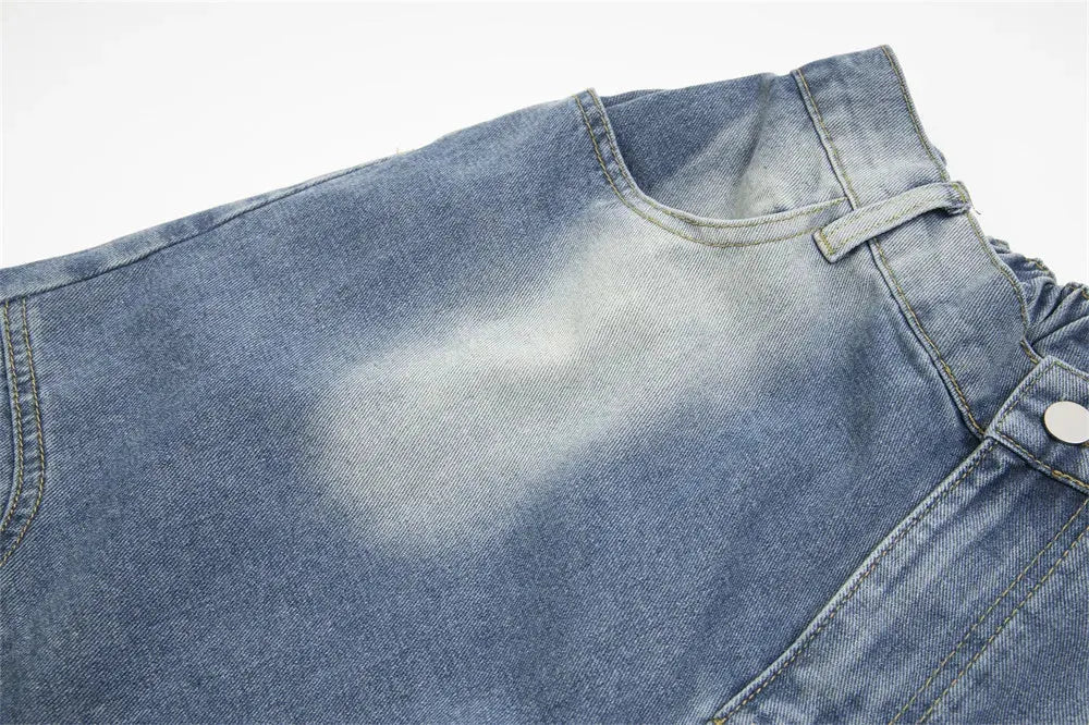 MAUD | Denim Shorts met Urban Oversized Look – Stoer, Comfortabel & Streetproof