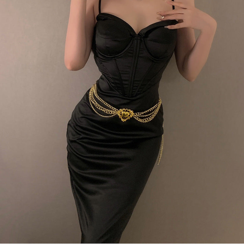 Love Multilayer Gold Waist Chain