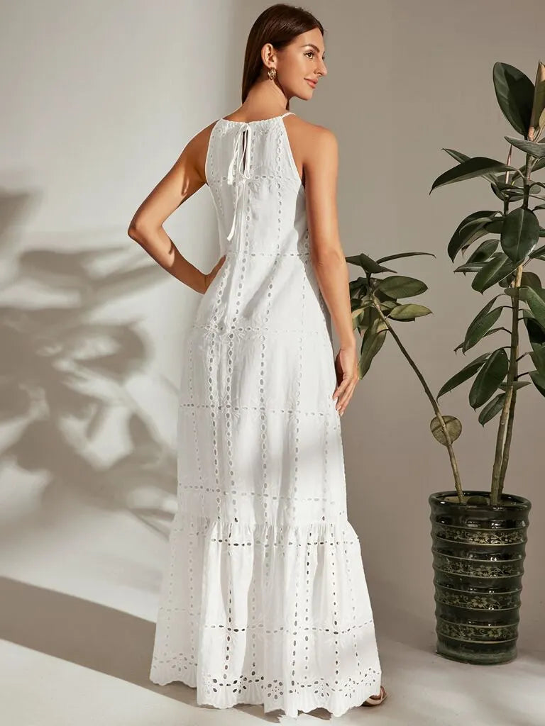 Vestido Branco Longo Catarina