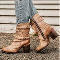 - Damen Lederstiefel