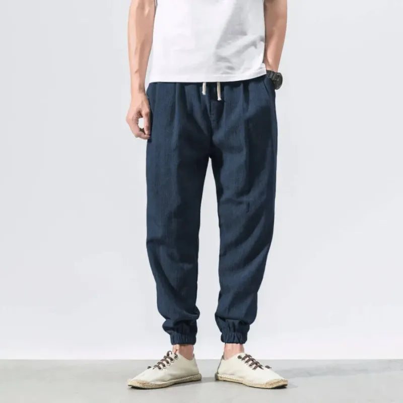 Herren Sommer Hose In Beige