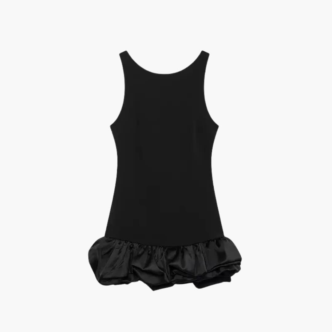 Womenâ€™s Ruffle Dress with Flowy Silhouette and Loose Fit