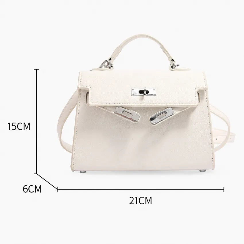 Beatriz | Luxury Mini Handbag with Gold Clasp - Elegant