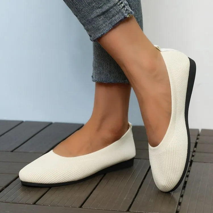 Damen bequeme Slip-On Ballerinas