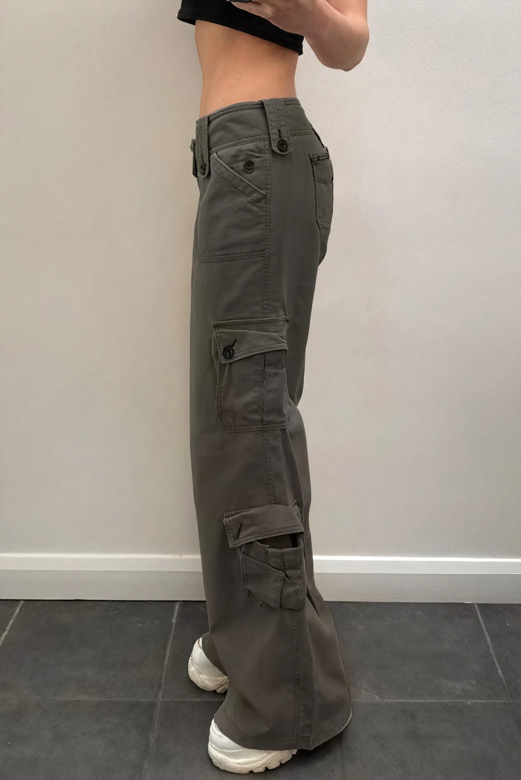Vielseitige Hose mit hohem Bund