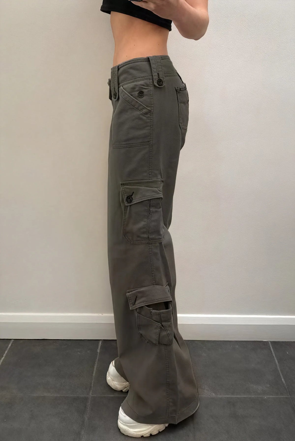 Vielseitige Hose mit hohem Bund