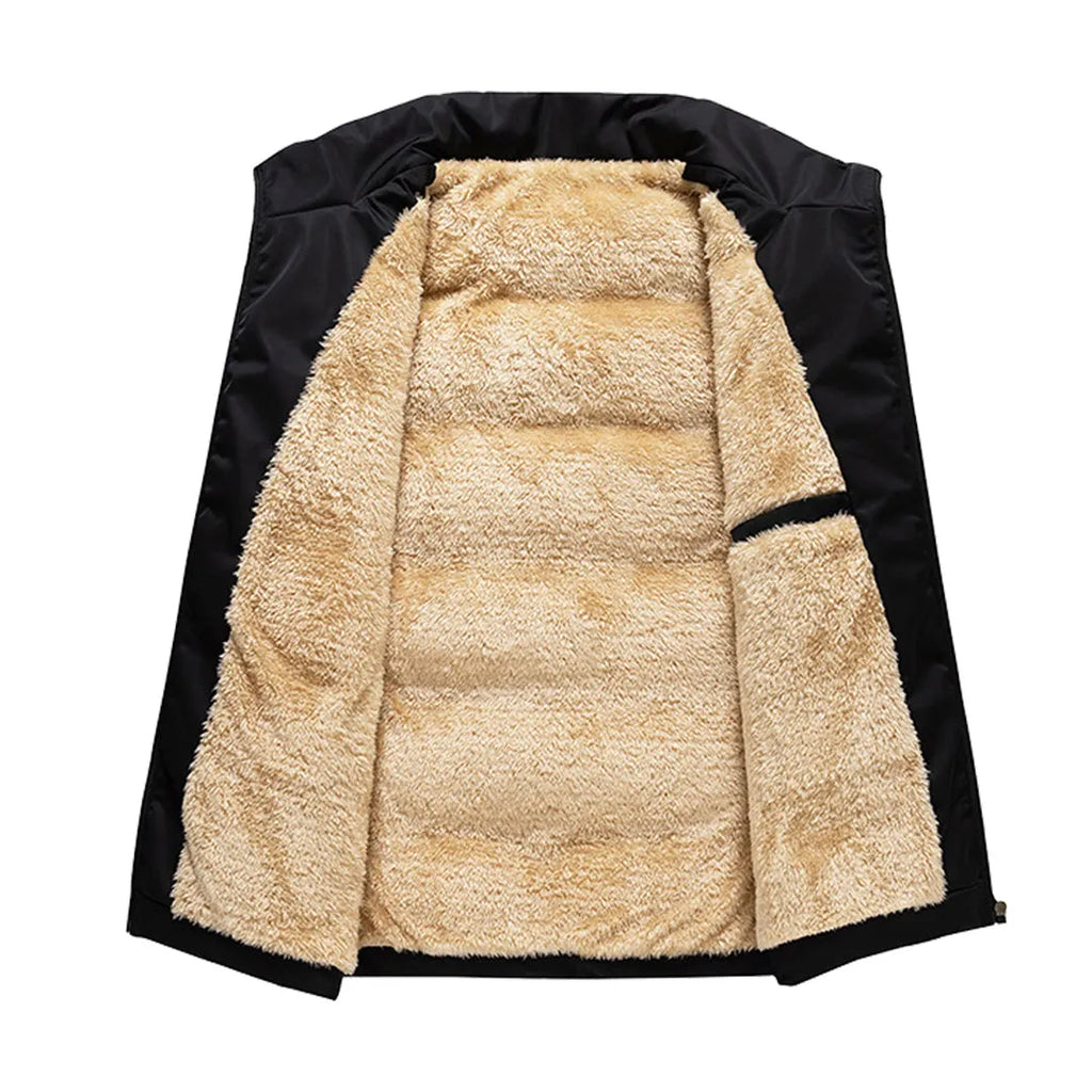 - Warm gefütterte Fleece-Weste