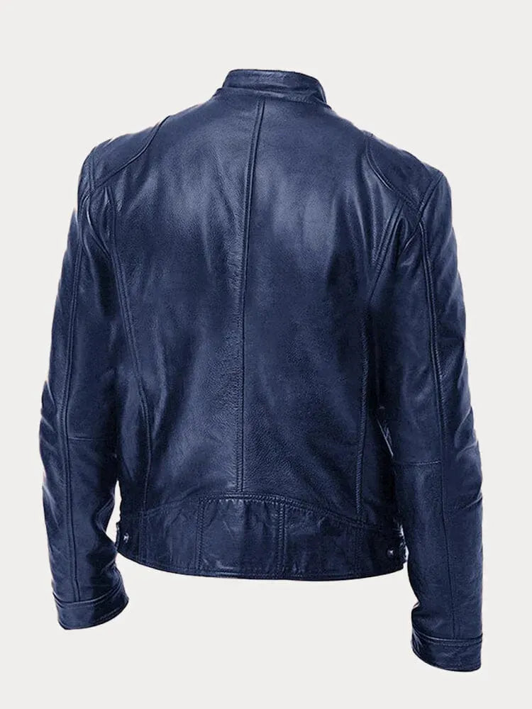 LÃ¤ssige Lederjacke