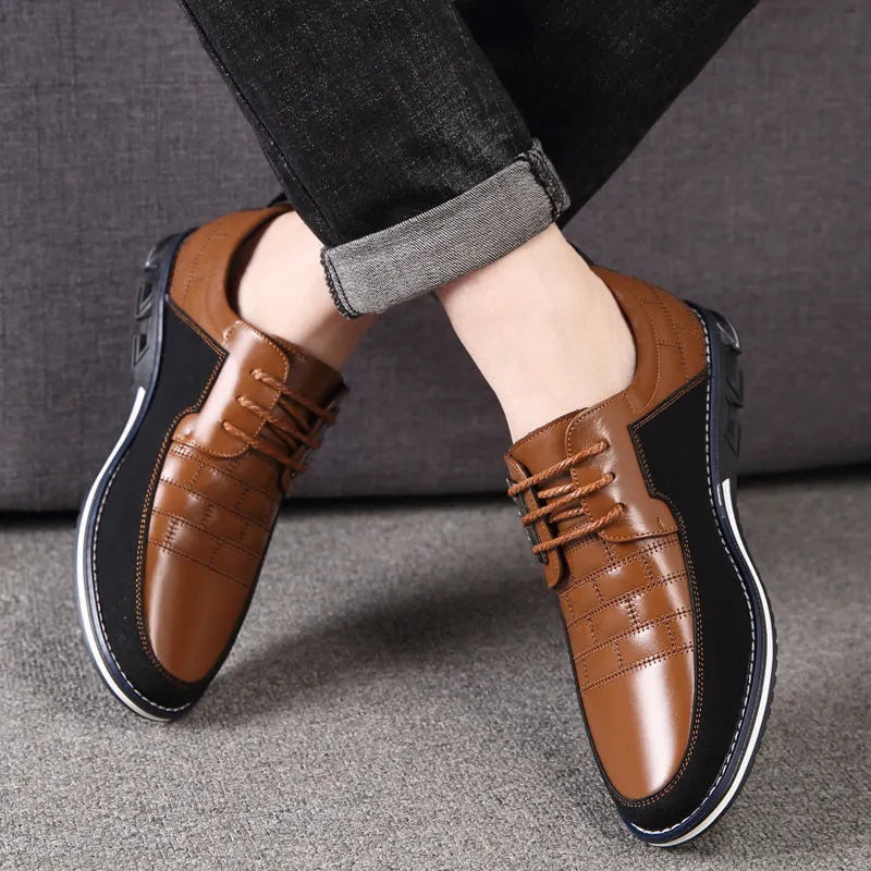 - Leder Orthopädische Herrenschuhe