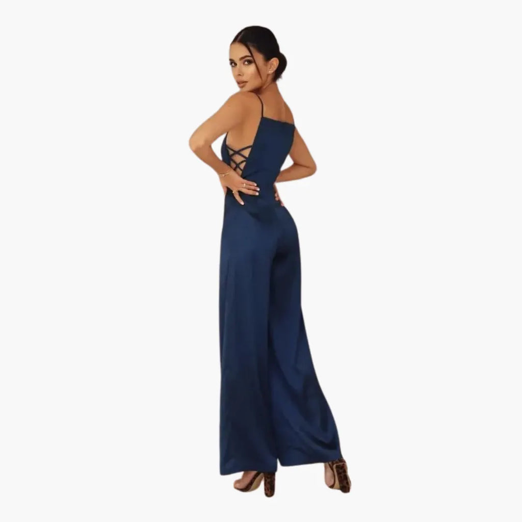 Womenâ€™s Jumpsuit Dress with Streamlined Fit
