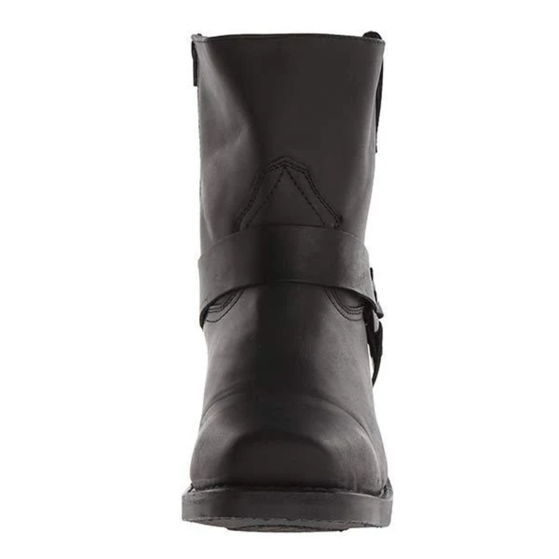 Herren Schwarze Cowboystiefel Wildleder