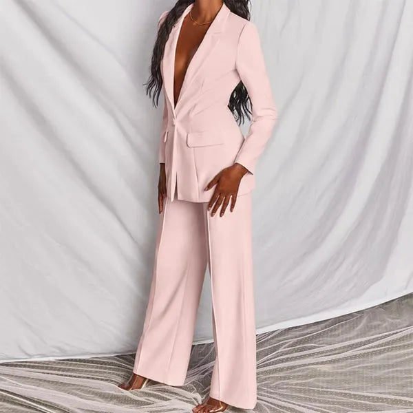 Malene - Elegant blazer- og buksesæt